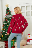 Christmas Stocking Snowflake Knit Sweaters