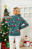 Christmas Stocking Snowflake Knit Sweaters