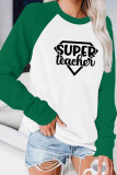 Super Teacher Long Sleeve Top Women UNISHE Wholesale