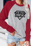 Super Teacher Long Sleeve Top Women UNISHE Wholesale