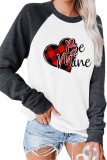 Be Mine，Valentine's Day Long Sleeve Top Women UNISHE Wholesale