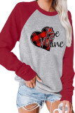 Be Mine，Valentine's Day Long Sleeve Top Women UNISHE Wholesale
