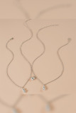 Little Dinasaur Magnet Heart Couple Necklace MOQ 5pcs