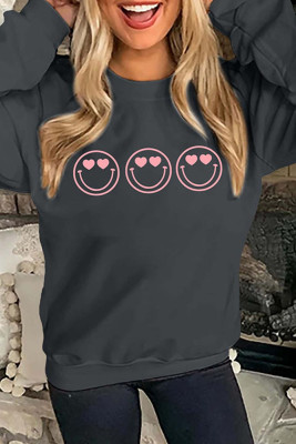 Love Smiley Face,Valentine's Classic Crew Sweatshirt Unishe Wholesale