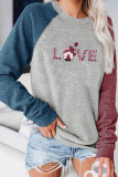 Gnome Love Valentines Day Long Sleeve Top Women UNISHE Wholesale
