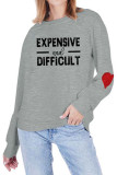 Expensive and Difficult,Valentines Day Classic Crew Sweatshirt Unishe Wholesale