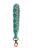 Cord Daisy Pattern Knit Keychain MOQ 5pcs