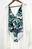 White Hollow Out Tassle Beach Cover Up