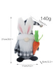 Plaid Easter Rabbit Dwarf MOQ 3pcs