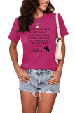I Don't Believe in Luck-Rip Graphic Printed Short Sleeve T Shirt Unishe Wholesale