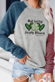 Not Lucky Just Blessed St Patrick’s Day Long Sleeve Top UNISHE Wholesale