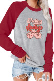 Valentines  Png Feeling Lucky Long Sleeve Top UNISHE Wholesale