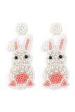 Beads Rabbit Earring MOQ 3PCS