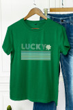 St Patrick's Day Shirt,Shamrock Graphic Tee Unishe Wholesale