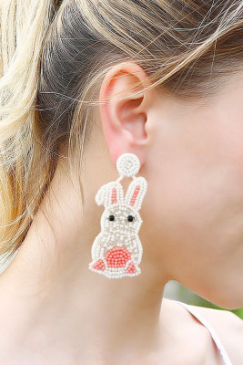 Beads Rabbit Earring MOQ 3PCS