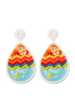 Colorful Beads Rainbow Earrings MOQ 3PCS