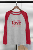 Love/Valentines Day Long Sleeve Top Women UNISHE Wholesale