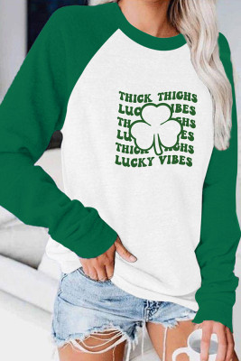 Thick Thighs Lucky Vibes-St Patricks Long Sleeve Top Women UNISHE Wholesale