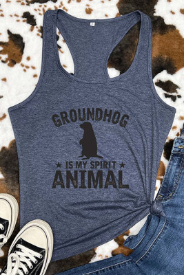 Groundhog Is My Spirit Animal Sleeveless Tank Top Unishe Wholesale