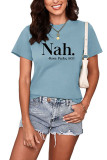 Nah R. Parks Graphic Printed Short Sleeve T Shirt Unishe Wholesale
