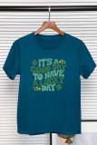 Saint Patrick's Day Printed Short Sleeve T Shirt Unishe Wholesale