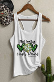 Not Lucky Just Blessed St Patrick’s Day Graphic Tank Unishe Wholesale