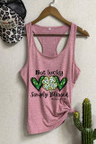 Not Lucky Just Blessed St Patrick’s Day Graphic Tank Unishe Wholesale