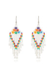 Colorful Beads Tassel Earrings MOQ 5pcs