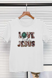 Love Like Jesus,Christ Printed Short Sleeve T Shirt Unishe Wholesale