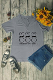 Hangin With My Peeps V Neck Graphic Tee