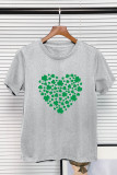 St Patrick Heart Doodle Short Sleeve T Shirt Unishe Wholesale