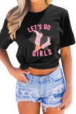 Let's Go Girls Cowgirl Boots Star Short Sleeve T Shirt Unishe Wholesale