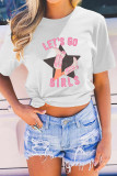 Let's Go Girls Cowgirl Boots Star Short Sleeve T Shirt Unishe Wholesale