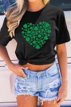 St Patrick Heart Doodle Short Sleeve T Shirt Unishe Wholesale