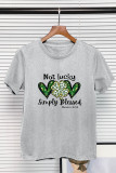 Not Lucky Just Blessed St Patrick’s Day Short Sleeve T Shirt Unishe Wholesale