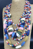Colorfu Ethnic Wood Necklace 