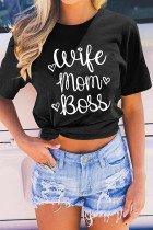 Wife Mom Boss Short Sleeve T Shirt Unishe Wholesale