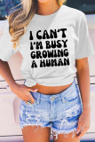 I Can't I'm Busy Growing A Human Short Sleeve T Shirt Unishe Wholesale