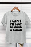I Can't I'm Busy Growing A Human Short Sleeve T Shirt Unishe Wholesale