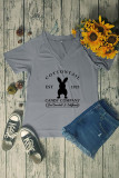 Cottontail V Neck Graphic Tee