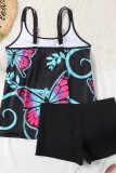 Tie Dye Butterfly Print 2PCS Bikini Set 