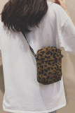 Leopard Zipper Crossbody Bag MOQ 3PCS