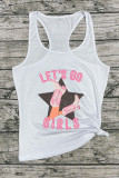 Let's Go Girls Cowgirl Boots Star Tank Top