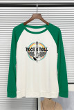 Vintage Style Rock and Roll Long Sleeve Top
