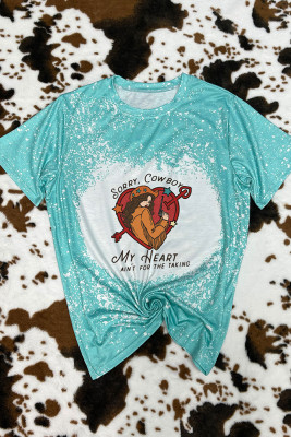 Sorry Cowboy My Heart Ain't For The Taking Cowgirl Heart Graphic Tee