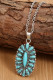 Western Turquoise Necklace MOQ 5pcs