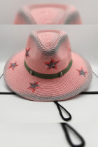 Pink Stars Western Cowboy Hat 