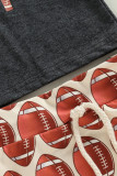 Game Day Baseball Print Baby Tops and Shorts 2pcs Set