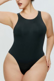Plain Seamless Sleeveless Bodysuit 