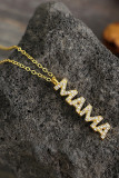MAMA Crystal Deco Necklace 